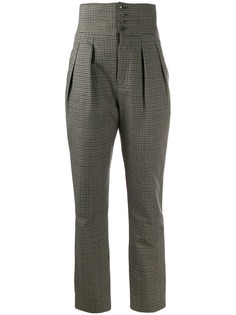 Faith Connexion checked high waisted trousers