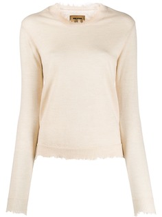 Uma Wang frayed edges jumper