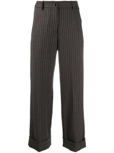 BRAG-WETTE pinstripe cropped trousers