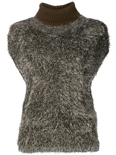 Fabiana Filippi textured turtleneck knitted top