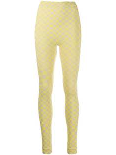 Off-White checkerboard leggings