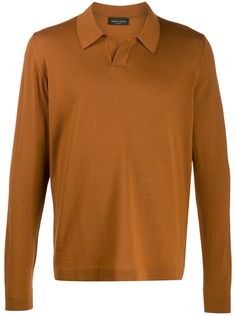 Roberto Collina long sleeve polo shirt
