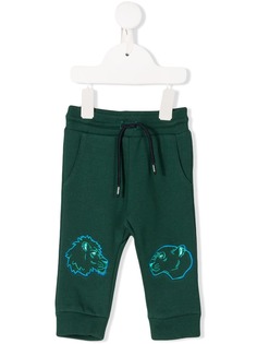 Kenzo Kids lion embroidered track pants