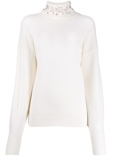 Pinko embellished rollneck sweater