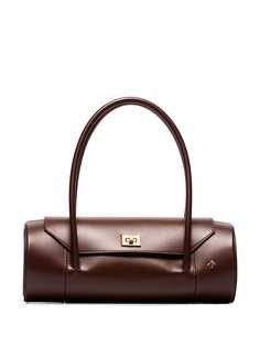 Manu Atelier Red London leather cylinder shoulder bag