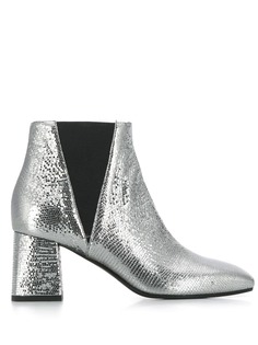 Pollini metallic sheen boots