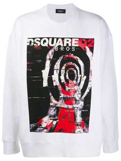 Dsquared2 face print sweatshirt