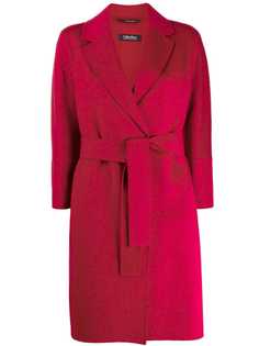 Max Mara классическое пальто с поясом