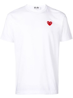Comme Des Garçons Play футболка с фирменной заплаткой в форме сердца