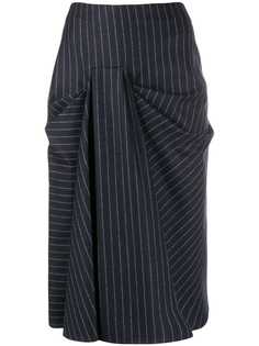 Alexander McQueen ruched midi skirt