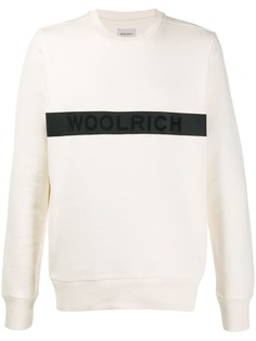 Woolrich logo stripe sweatshirt