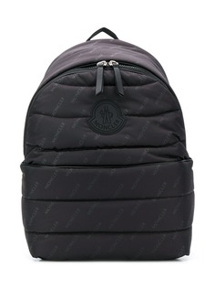 Moncler Kids logo print backpack