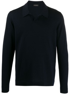 Roberto Collina pointed collar jumper