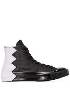 Converse black and white Chuck 70 Mission V high top sneakers