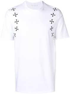 Neil Barrett футболка с мальтийскими крестами