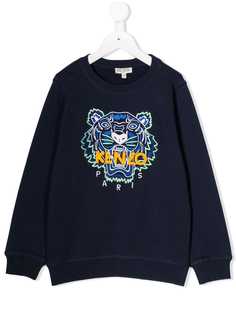 Kenzo Kids tiger embroidered sweatshirt