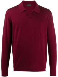 Roberto Collina pointed collar jumper