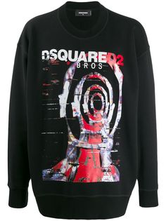 Dsquared2 target print sweatshirt
