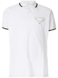 Versace Jeans studded chest pocket polo shirt