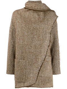 Isabel Marant Étoile draped detail coat