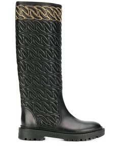 Casadei сапоги с тиснением