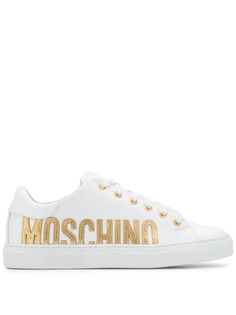 Moschino кеды с логотипом