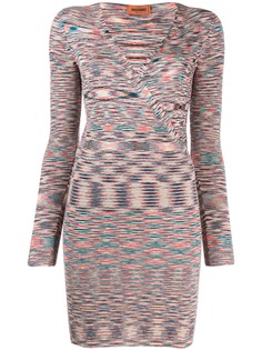 Missoni платье в рубчик с принтом