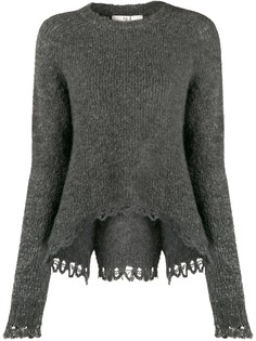 Tela scalloped ribbed jumper