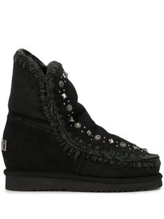 Mou embellished stud boots