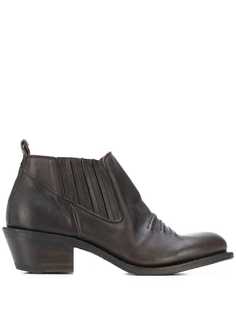 Fiorentini + Baker stitched-detail ankle boots