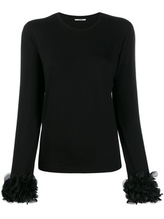 Lardini ruffle detail jumper