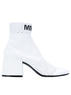 Mm6 Maison Margiela ботильоны в сетку