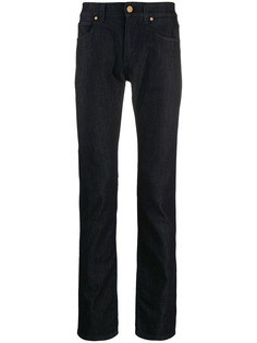 Versace dragon-embroidered regular-fit jeans