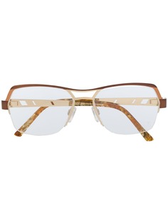 Cazal очки с прозрачными стеклами