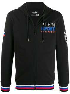 Plein Sport chest logo hoodie