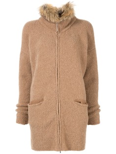 Fabiana Filippi fur collar coat