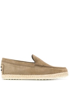 Tods эспадрильи с круглым носком Tod`S