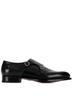 Santoni монки с пряжками