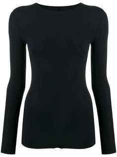 Maison Margiela боди из джерси с длинными рукавами
