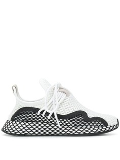 Adidas кроссовки на шнуровке с сетчатыми вставками