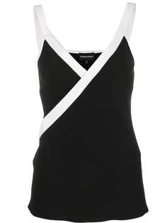 Emporio Armani топ с запахом