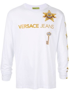 Versace Jeans star-print long-sleeve T-shirt