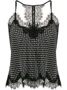 Gold Hawk Dove star print vest