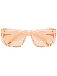 Tom Ford Eyewear солнцезащитные очки Aristotle в прямоугольной оправе