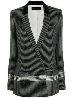 Haider Ackermann longline double breasted blazer