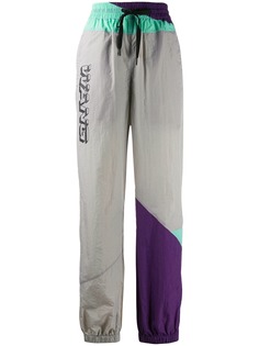T By Alexander Wang спортивные брюки в стиле колор-блок