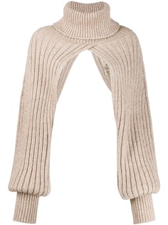 Uma Wang neck and hand sleeve top