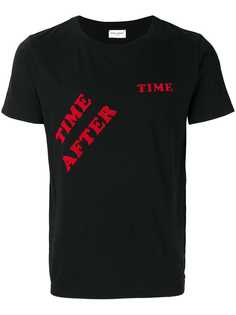 Saint Laurent футболка time after time