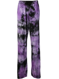 Mm6 Maison Margiela спортивные брюки с принтом тай-дай