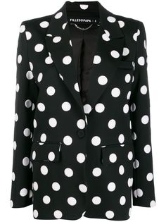 Filles A Papa polka-dot blazer